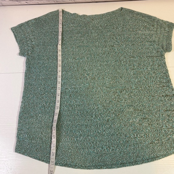 NWT Talbots Green Short-Sleeve Light Weight Sweater Size Large - Picture 4 of 8